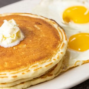 Pancake-With-Two-Eggs