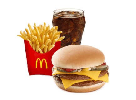 Double Cheeseburger Meal - Boracay Delivery | MyBoracayGuide