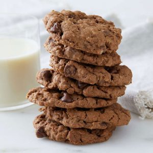 Choco Oatmeal Cookies
