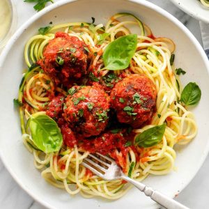 Vegetarian-Meatballs-Pasta