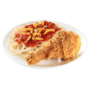 Spaghetti and Chicken Meal