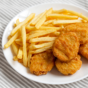Homemade-Chicken-Nuggets-With-Fries