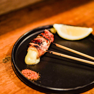 Bacon-wrapped-Yakitori-skewers